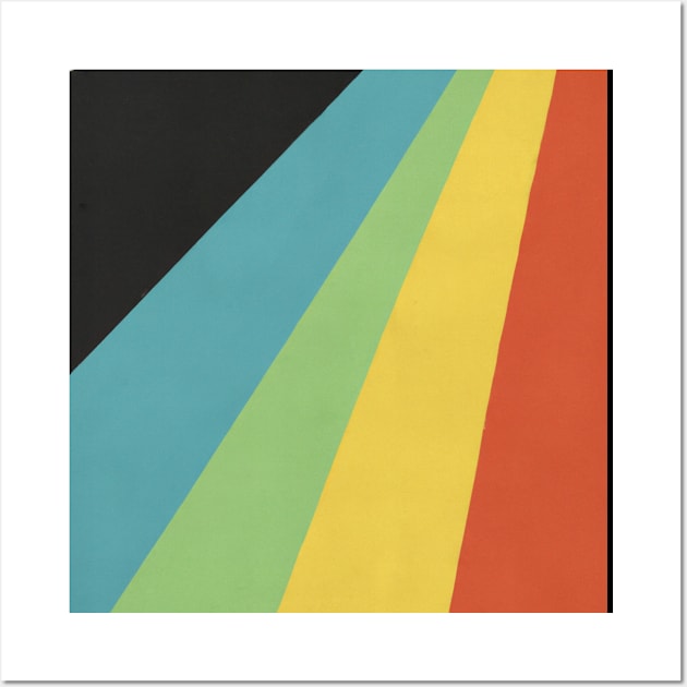 Abstract retro futuristic illustration Wall Art by retroprints